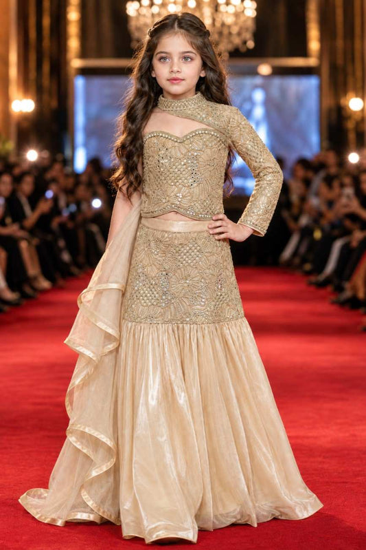 Enchanted Aura Asymmetric Lehenga Set
